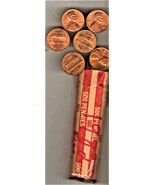 Lincoln Pennies coin 1982 ROLL OF 50 Lincoln pennies COPPER - $9.56 CAD