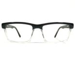 Capri Brille Rahmen Us83 Black/Clear Quadratisch Poliert Voll Felge 53-1... - $46.25