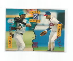 Fred McGRIFF/ Gary Sheffield 1994 Topps Stadium Club Tale Of 2 Players #180 - £3.90 GBP