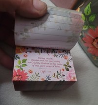 New Gratefulness Jar Christian Art Gifts Flowers Teacher Wife Mom Bible Verses  - £15.36 GBP