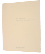 The Estate of Jacqueline Kennedy Onassis Sotheby’s Auction Catalog 1996 - €107,24 EUR