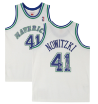 Dirk Nowitzki Autographed &quot;HOF 23&quot; Mavericks 1998 White Nike Jersey Fana... - $729.00