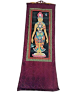 Antique Vintage Buddhism Hand Painted Ancient Medicine ChakrasThangka Ta... - $37,478.44 MXN