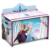 Kids Toy Box Frozen II Elsa Anna Chest Bin Organizer Seat Toys Bedroom P... - £64.18 GBP