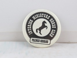 Vintage Horse Pin - Interior Miniature Horse Club Prince George - Cellul... - £11.96 GBP