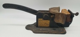Antique Vintage Cast Iron Dr. Scholl&#39;s Arch Fitter Cobbler Shoe Tool Adv... - £79.29 GBP