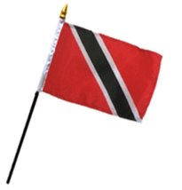 RFCO Trinidad and Tobago 4&quot;x6&quot; Desk Stick Flag (No Base) (3) - £3.10 GBP+