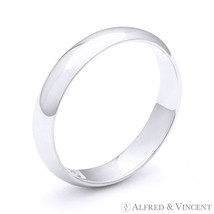 4mm Plain Dome Wedding Band in Plain Solid 925 Sterling Silver - Men&#39;s /... - $347.99 MXN+