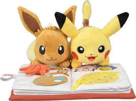 Pokemon Center Original Plush Doll Stuffed Toy Season Pikachu &amp; Eevee Fall - £138.48 GBP