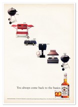 Jim Beam Bourbon Whiskey The Basics Vintage 1992 Full-Page Print Magazin... - $181.21 MXN