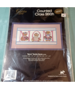 Golden Bee Cross Stitch Counted Kit  Mom and Teddy Bears #60446 Vintage ... - $10.81 CAD