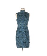 CATHERINE MALANDRINO Green Purple Black Sheath Dress - 100% Silk - NWT S... - €172,81 EUR