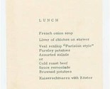Hotel Tyrol Special Lunch Menu Innsbruck Austria 1968 - $17.82