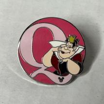 Disney 2009 Hidden Mickey Pin Alphabet Series Q Queen Of Hearts Alice Wo... - $12.74