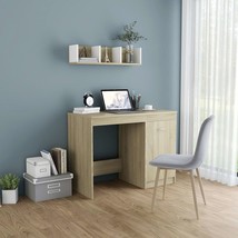 Desk Sonoma Oak Engineered Wood 39.4 in x 19.7 in x 29.9 in - $127.49