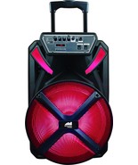 NAXA NDS-1536 Portable 15&quot; Bluetooth Party Speaker with Disco Light - £93.73 GBP