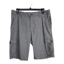 Ecko Unltd Mens Shorts Adult Size 36 Gray Cargo Pockets 12&quot; Inseam Norm ... - $23.35