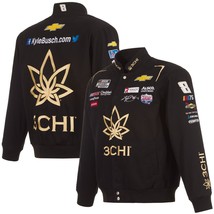Nascar Kyle Busch JH Design 3Chi Cotton Twill Uniform Full Snap Jacket  ... - £118.02 GBP