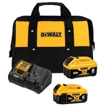 DeWalt 20V MAX DCB246CK Lithium-Ion 4Ah and 6Ah Battery and Charger Star... - $329.95