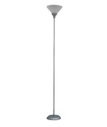 Room Essentials™ ~ 3-Way Switch ~ Floor Lamp ~ Gray Finish ~ Plastic Shade - $37.40