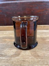 Amber Brown Glass Mug Gold Lettering Trim Alexian Brothers 30 Year 1995 ... - $11.64