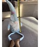 NEW Easter Bunny Gnome Spring Home Decor Shelf Sitter Plush Knit Easter ... - £22.35 GBP