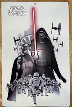 Star Wars The Force Awakens Metal Tin Wall Sign 13” Open Road Brands Disney - £5.63 GBP