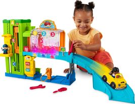 Fisher-Price Little People Toddler Toy Light-Up Learning Garage, Electro... - £45.11 GBP