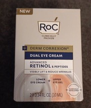 Roc Derm Correxion Dual Eye Cream Lifts &amp; Reduces Wrinkles  0.34 oz (P0) - £19.78 GBP