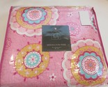 Cynthia Rowley Medallion Pink full queen quilt NIP - £55.01 GBP