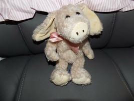 Boyds Bears Pink Jointed Pig Plush Stuffed Animal Retired 11&quot; Vintage - £17.75 GBP