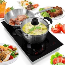 Dual Induction Cooktop - Double Countertop Burner, Digital Display - £235.90 GBP