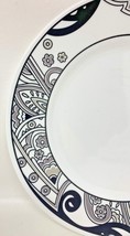 Nouveau CORELLE CORNING Choice of Pc Black &amp; White Scrolls Lifestyle Viv... - £9.68 GBP+