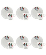 Portuguese Rooster With Flag Espresso Cup And Saucers With Gift Box, Set... - £73.64 GBP