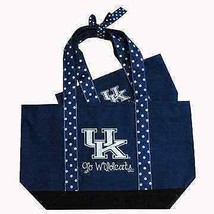 Kentucky Wildcats Ladies Tote Bag Polka Dot Handle 2 Pc set - £23.73 GBP