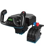 Logitech G Saitek Pro Flight Yoke Joystick and Throttle Quadrant for Fli... - $798.73