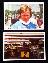 Ronnie Peterson ~ Lotus 72 ✱ Formula 1 Top Pilot ~ 2 Rare Stickers Portugal 1975 - £42.71 GBP
