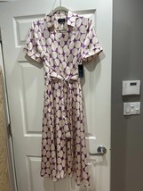 Tahari ASL Women&#39;s Short Sleeve Shirt Dress - Orchid Sand - $64.35