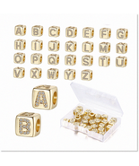 26 Rhinestone Letters Cube Beads Charm ABC Alphabet Dice A-Z Beads for J... - $83.77 CAD