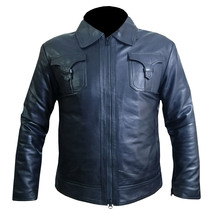 Black Motorbike Coat Armoured Men’s Biker Leather Jacket Black Motorcycle Gear - $209.99