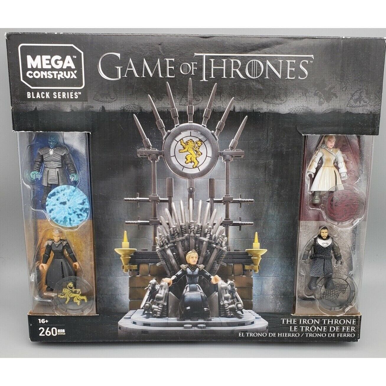 The Iron Throne Mega Construx Game of Thrones Bloks Black Series Building Set - $18.51