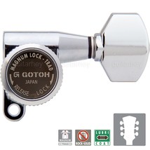 NEW Gotoh SG360-07 MGT Locking Tuners L3+R3 Tuning Keys 3x3 - CHROME - £98.56 GBP