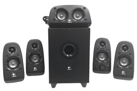Logitech Surround Sound System Logitech z506 5.1 surround sound speaker syst 265 - £55.14 GBP