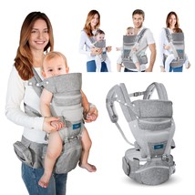 Baby Carrier Newborn To Toddler With Hip Seat | 6 In 1 Baby Carrier, 06-... - £49.20 GBP