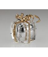 Swarovski Secretes Crystal Gold Gift Clock W/Box - $147.35 CAD