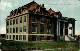 Waterloo Iowa Presbyterian Hospital 1910 to Cedar Falls Iowa Postcard X10 - £4.65 GBP