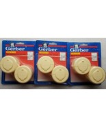 Vintage 1994 Gerber Door Knob Safety Covers With Lock Guard 3 Packs of 2... - £31.64 GBP