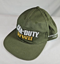 Call of Duty WWII Olive Green Hat Cap Snapback Sledgehammer Games - $6.92