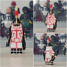 Qing Dynasty The Bordered White Banner Soldier Minifigures Building Toy - £2.76 GBP