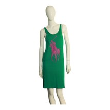 Ralph Lauren Collection Green Purple Polo Mini Sleeveless Tank Dress siz... - $118.80